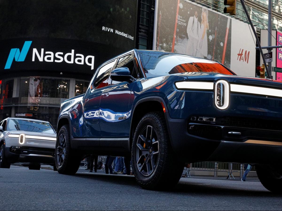 Electric vehicle startup Rivian's market cap exceeds Ford, GM — Quartz
