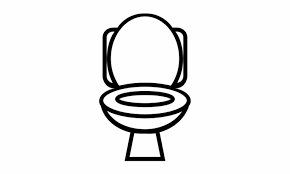 Black And White Toilet Png - Clip Art Library