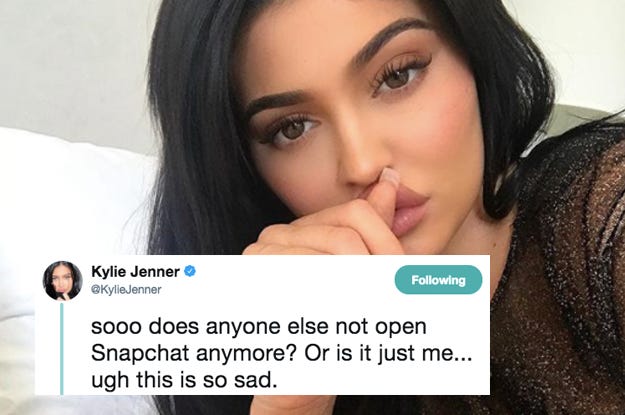 Kylie Jenner Says She Barely Uses Snapchat Anymore After Their  Controversial Update