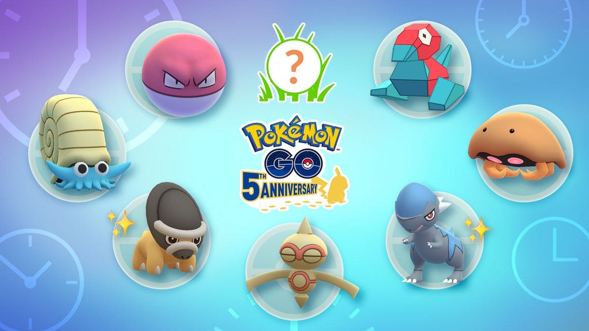 Pokémon GO on Twitter: &quot;Here&#39;s a look at some of the Pokémon that are  appearing in the wild during the Ultra Unlock Part 1: Time event! Don&#39;t  forget to make some time