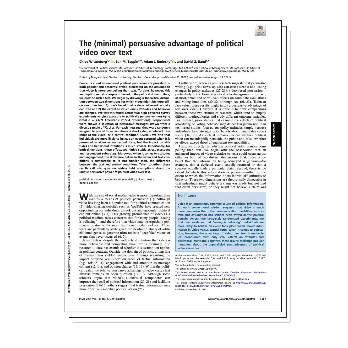 An image of the front page of the research paper