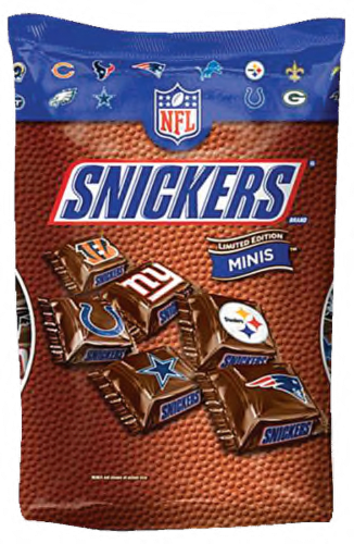 Snickers Minis NFL Chocolate Candy Bars, 40 oz - Kroger