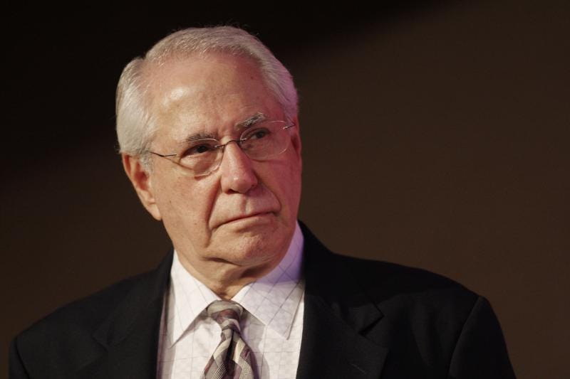 FILE - Democratic presidential hopeful and former Alaska Sen. Mike Gravel speaks at the "Take Back America" political conference in Washington, in this Tuesday, June 19, 2007, file photo. Gravel, a former U.S. senator from Alaska who read the Pentagon Papers into the Congressional Record and confronted Barack Obama about nuclear weapons during a later presidential run, has died. He was 91. Gravel, who represented Alaska as a Democrat in the Senate from 1969 to 1981, died Saturday, June 26, 2021. Gravel had been living in Seaside, California, and was in failing health, said Theodore W. Johnson, a former aide. (AP Photo/Charles Dharapak, File)