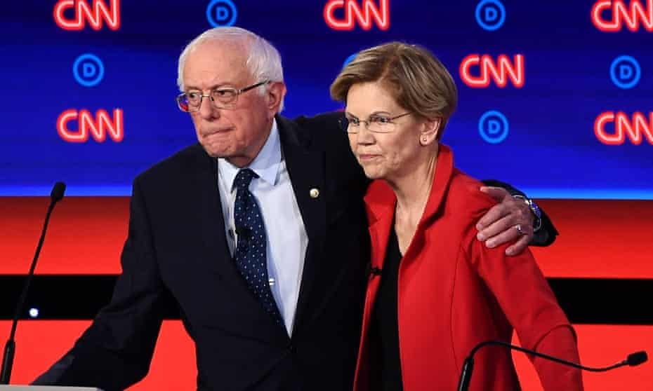 Warren and Sanders outraise the rest in Silicon Valley – despite bashing  big tech | Elizabeth Warren | The Guardian
