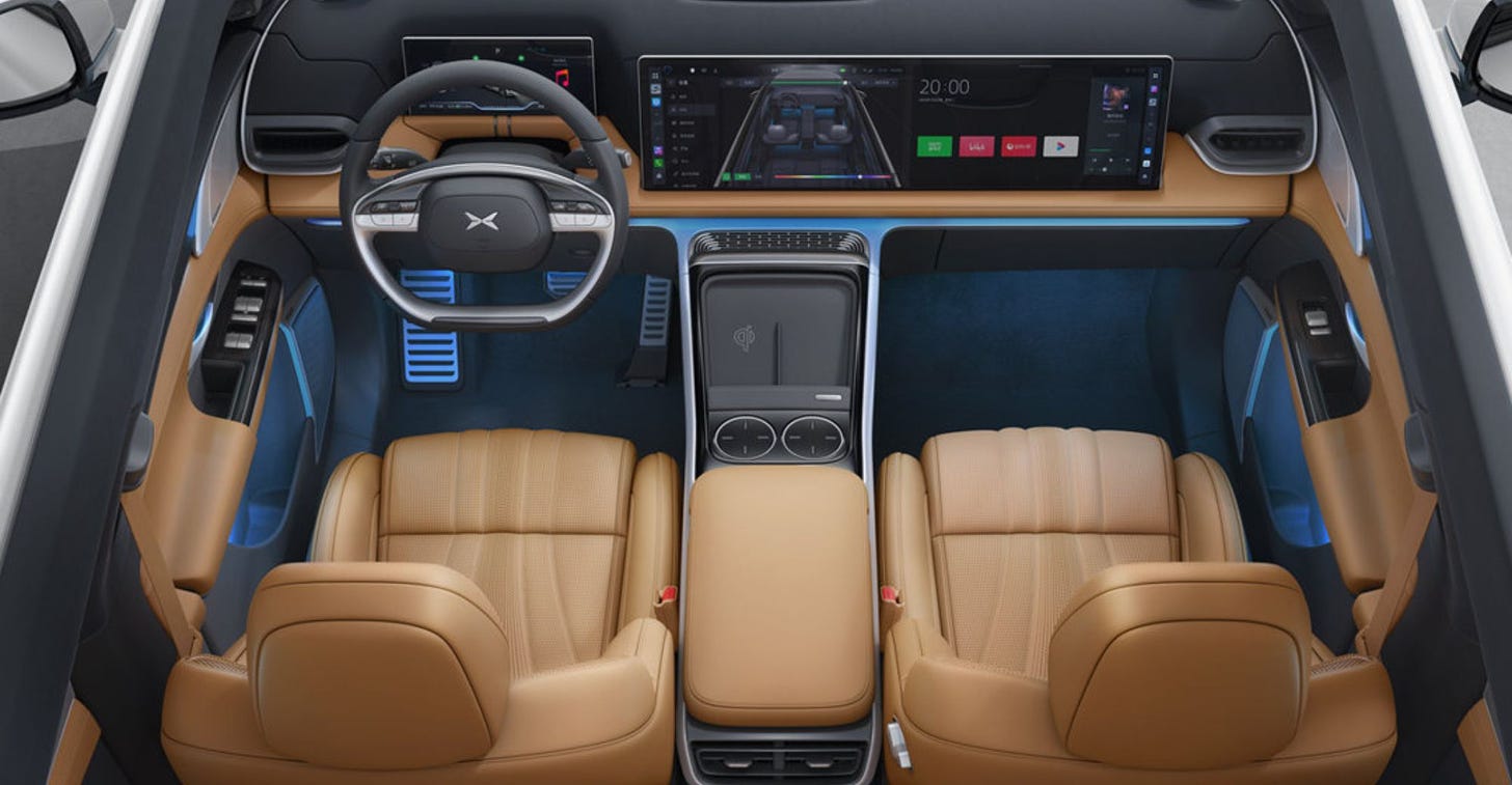 XPeng Unveils Interior of G9 SUV Model
