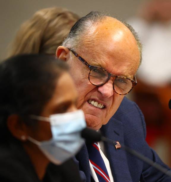US election: Did Rudy Giuliani fart at Michigan election fraud hearing? -  NZ Herald