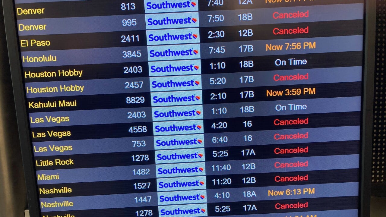 DOT to investigate as thousands of Southwest passengers remain stranded