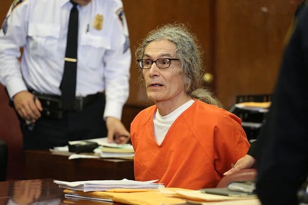 Rodney Alcala at Manhattan Supreme Court in 2012. Mr. Alcala, who appeared in a 1978 episode of “The Dating Game,” was convicted in seven murders.