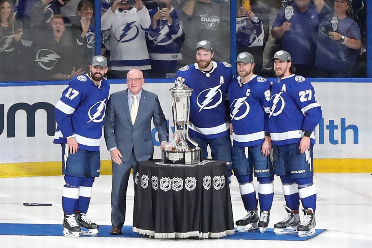 Lightning Round: Tampa Bay is the favorite to take the Stanley Cup per most  analytical models - Raw Charge