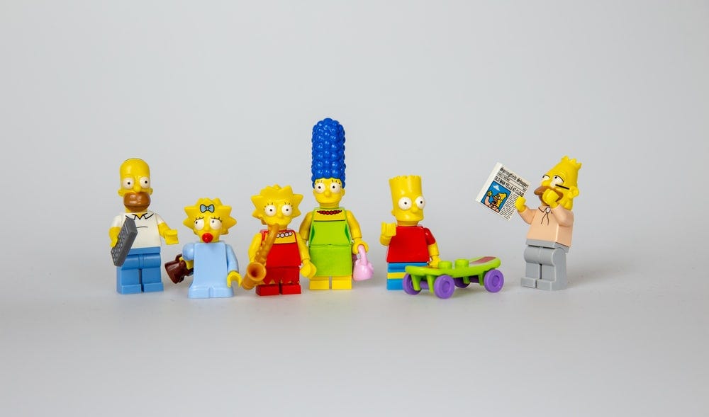 family Simpson figurines