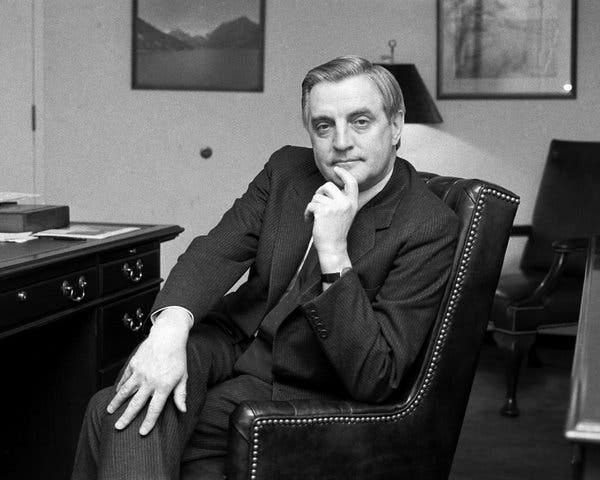 Walter F. Mondale in 1983. “My whole life, I worked on the idea that government can be an instrument for social progress,” he said in 2010. “We need that progress. Fairness requires it.”