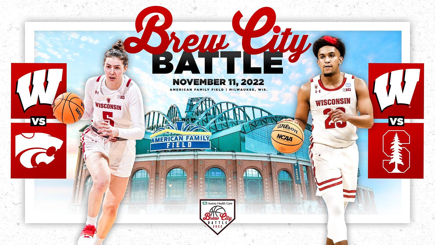 Wisconsin basketball teams to participate in 'Brew City Battle' | Wisconsin  Badgers