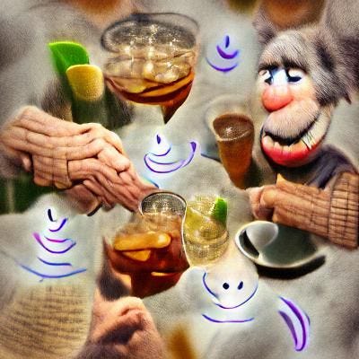 Keep in contact with old friends (enjoy a drink now and then)