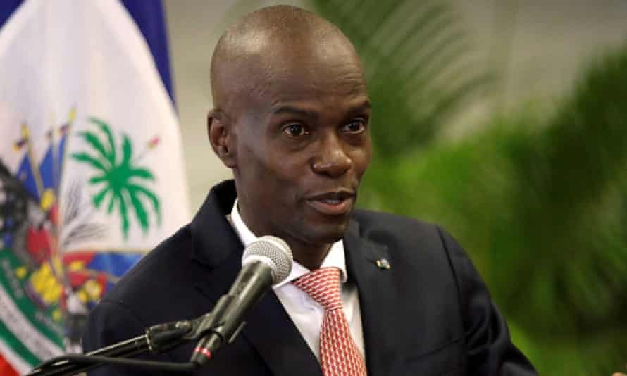Haiti’s president. Jovenel Moise