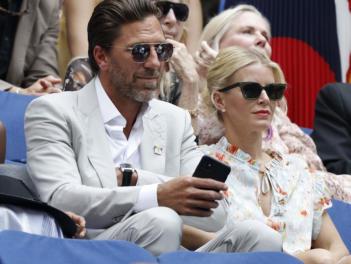 Brad Pitt Paled In Comparison To The God Henrik Lundqvist At The US Open  Final | Barstool Sports