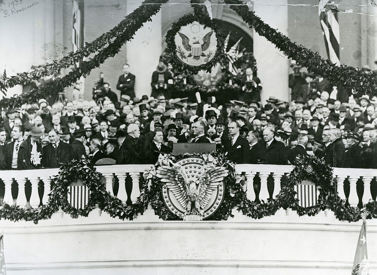 Flickr - USCapitol - Franklin D. Roosevelt's First Inauguration.jpg
