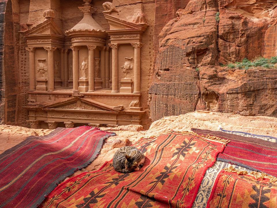 Petra, Jordan, Treasure House, Sandstone, Monument