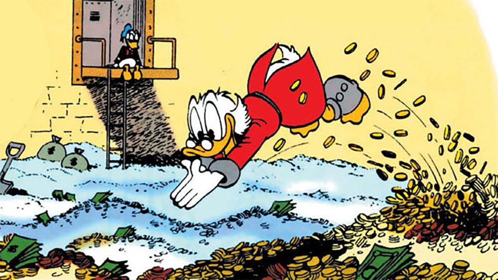 How rich is Scrooge McDuck? - Everygeek