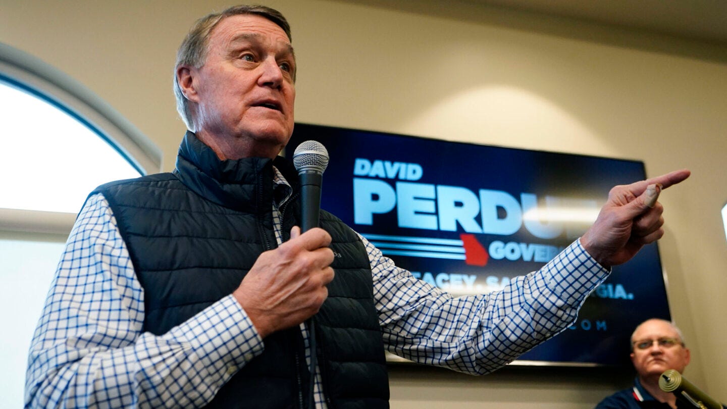 Perdue lags Kemp in fundraising in Georgia governor's race – WABE