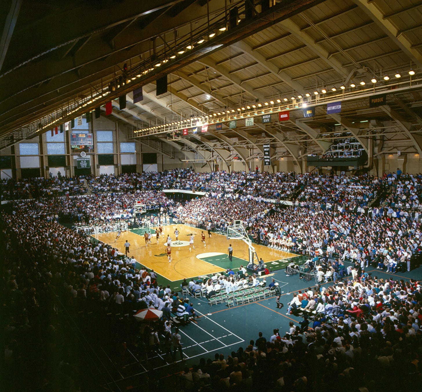 Jenison Field House was the home for Spartan basketball for 50 seasons from 1940-89.
