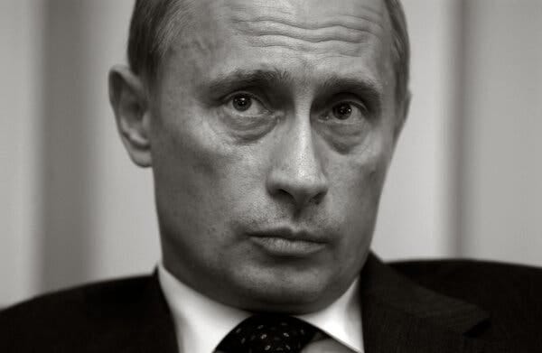 President Vladimir Putin during a New York Times interview in 2003.