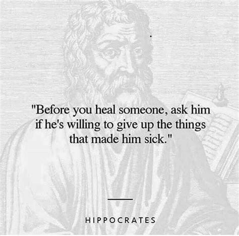 &quot;Before you heal someone, ask him if he&#39;s willing to give up the things ...