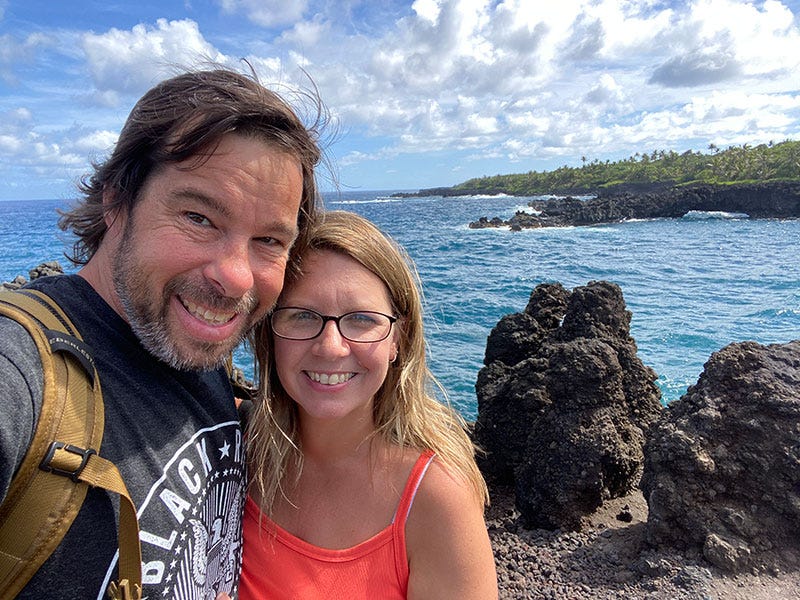 James and Donetta in Maui