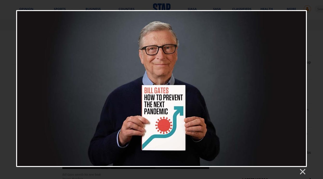 Bill Gates se svou knihou