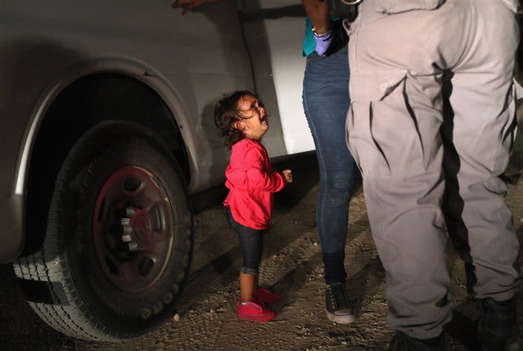Image result for immigrant child crying Time