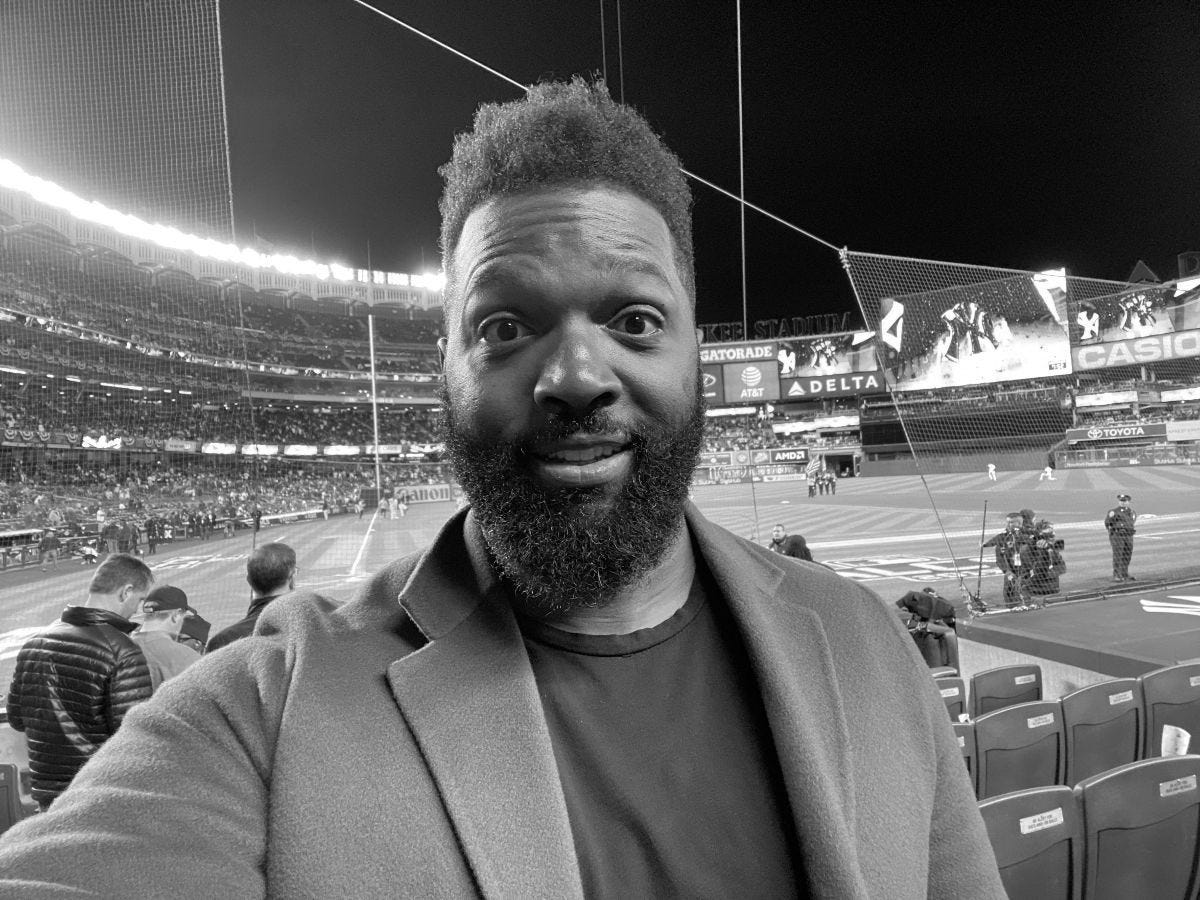 Baratunde at Game 2 of the Yankees Playoff Loss