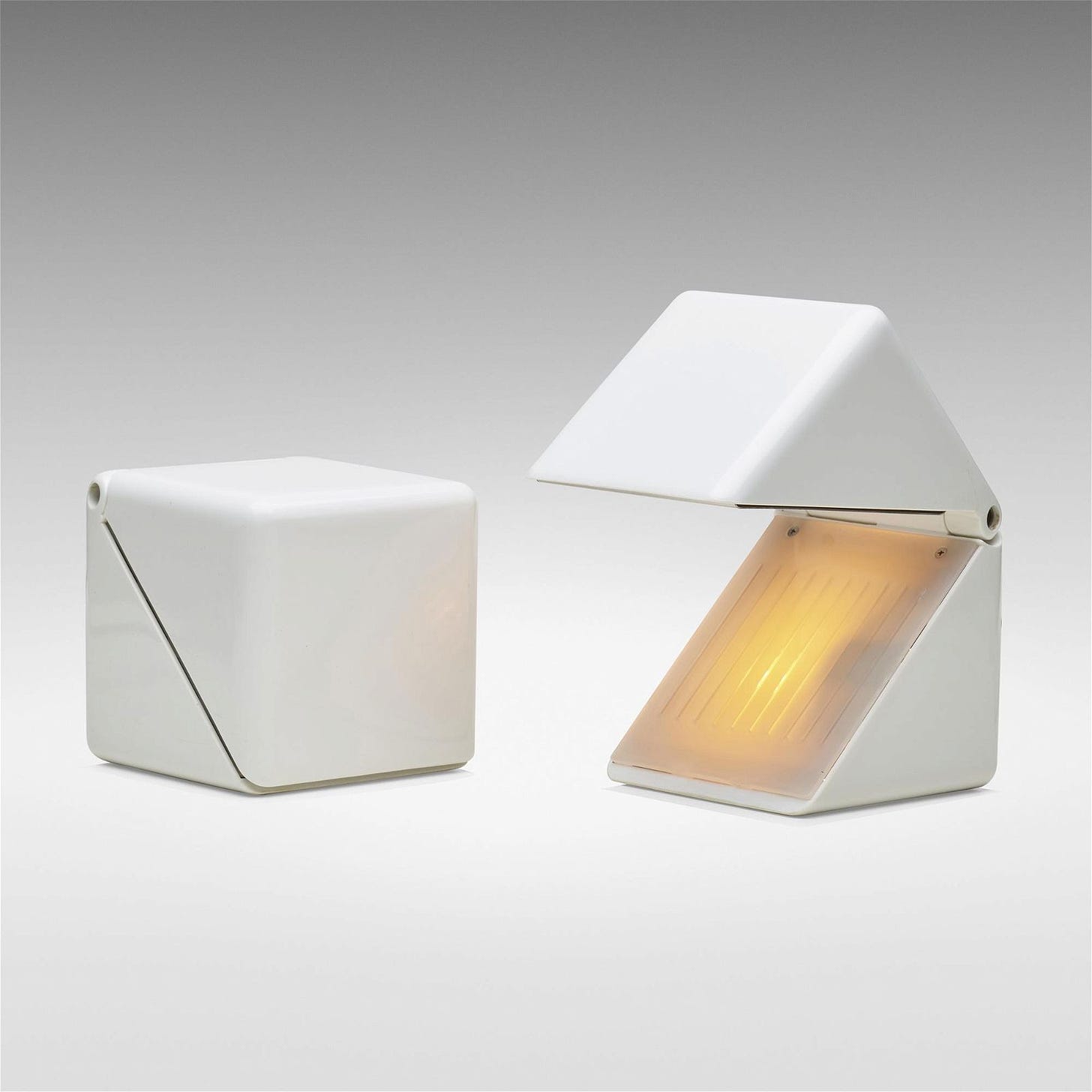 Cesare Casati, Dado table lamps, pair