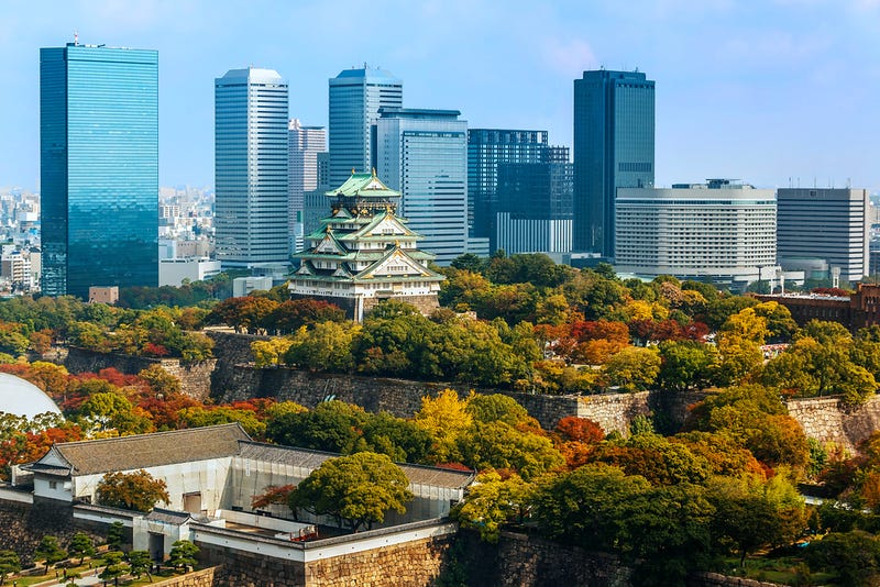 Osaka Castle: cowardlion / Shutterstock.com