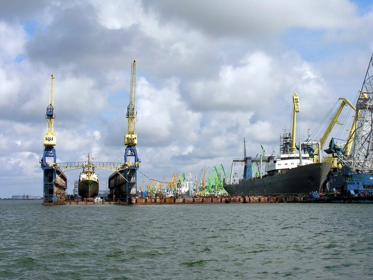 Порт Клайпеды серьезно пострадает от новых санкций ЕС против Минска. Фото Wikimedia Commons
