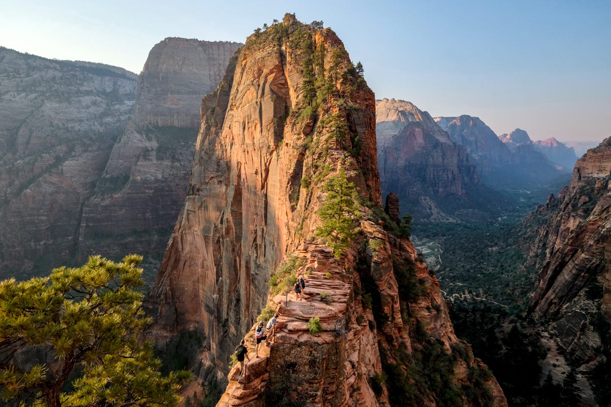 Angels Landing Hike: Epic Chain Trail In Zion National Park Utah