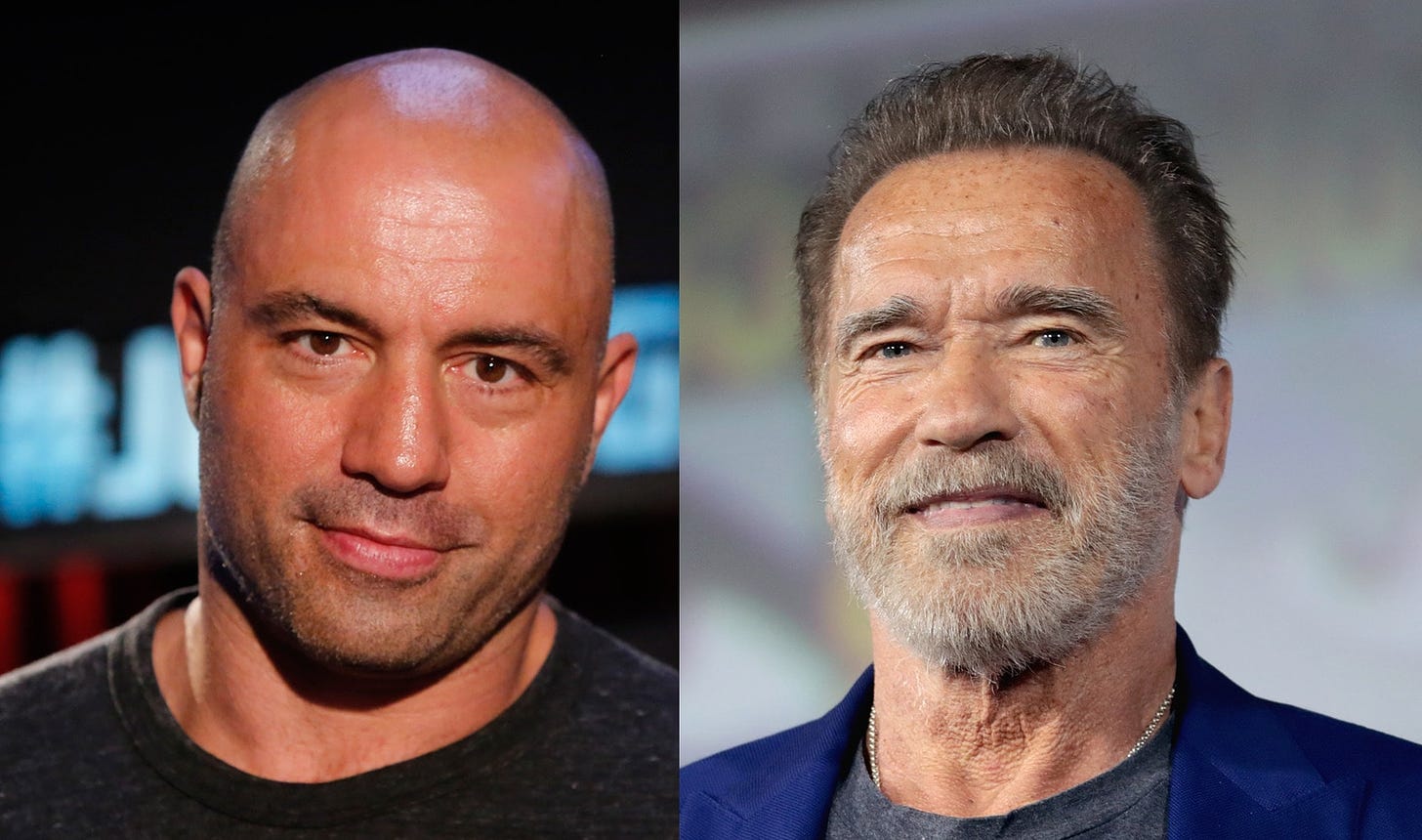Arnold Schwarzenegger Commends Joe Rogan for Changing His Mind About The  Game Changers | VegNews