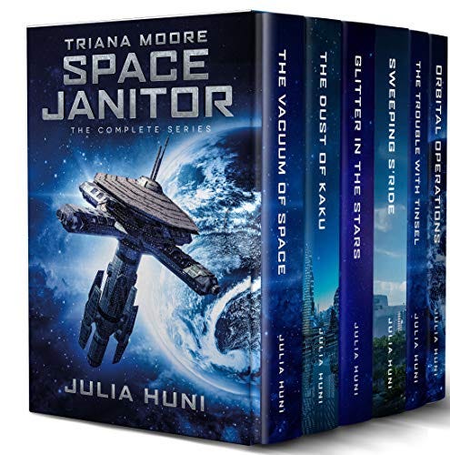 Triana Moore, Space Janitor: The Complete Humorous Sci Fi Mystery Series by [Julia Huni]