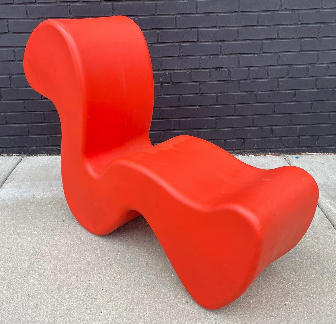 VERNER PANTON Phantom Chair by Innovation Orange