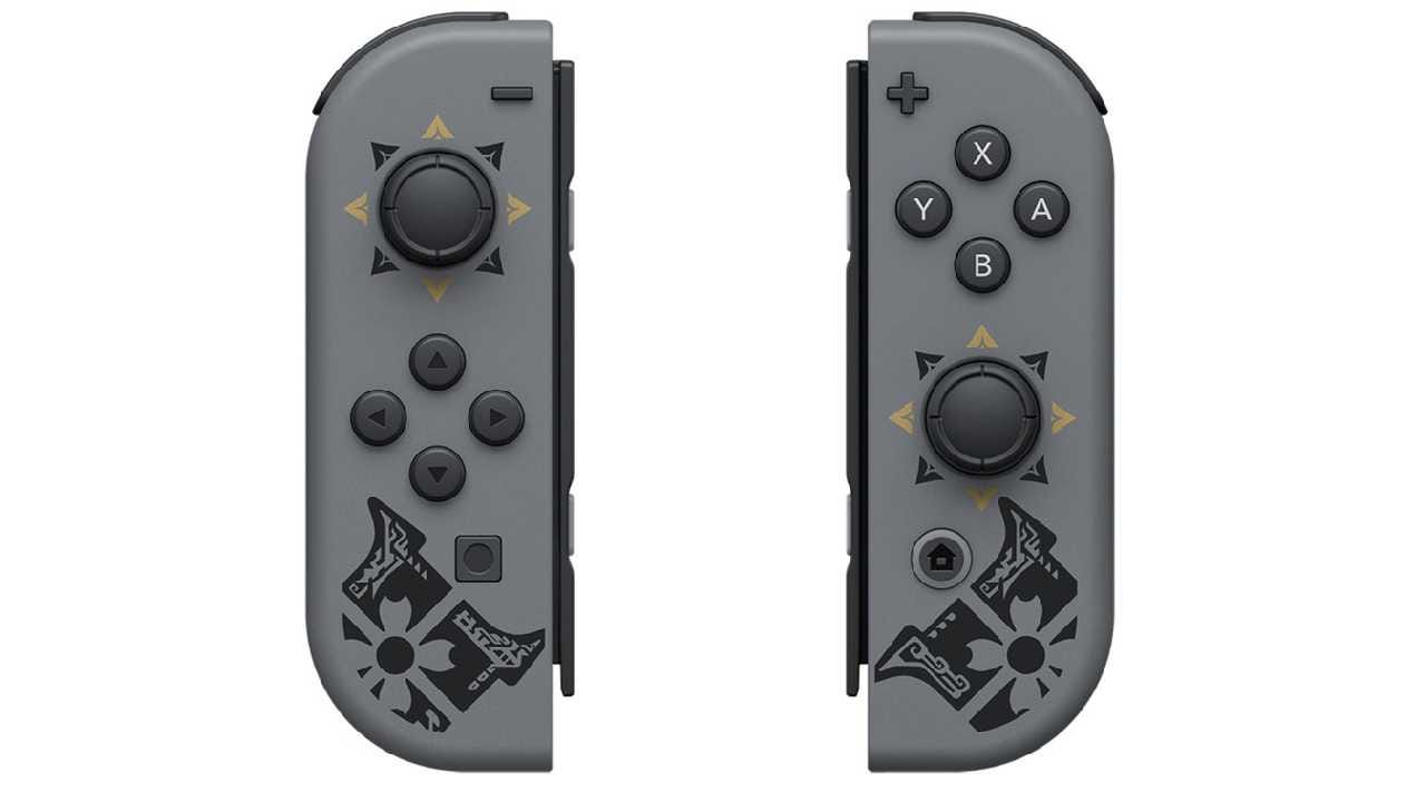 Monster Hunter Rise Joy-Con controllers
