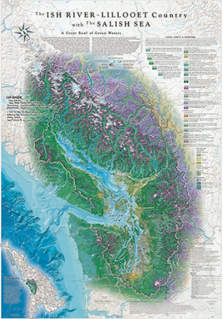 New Ish River/Salish Sea Map - Cascadia Poetics LAB