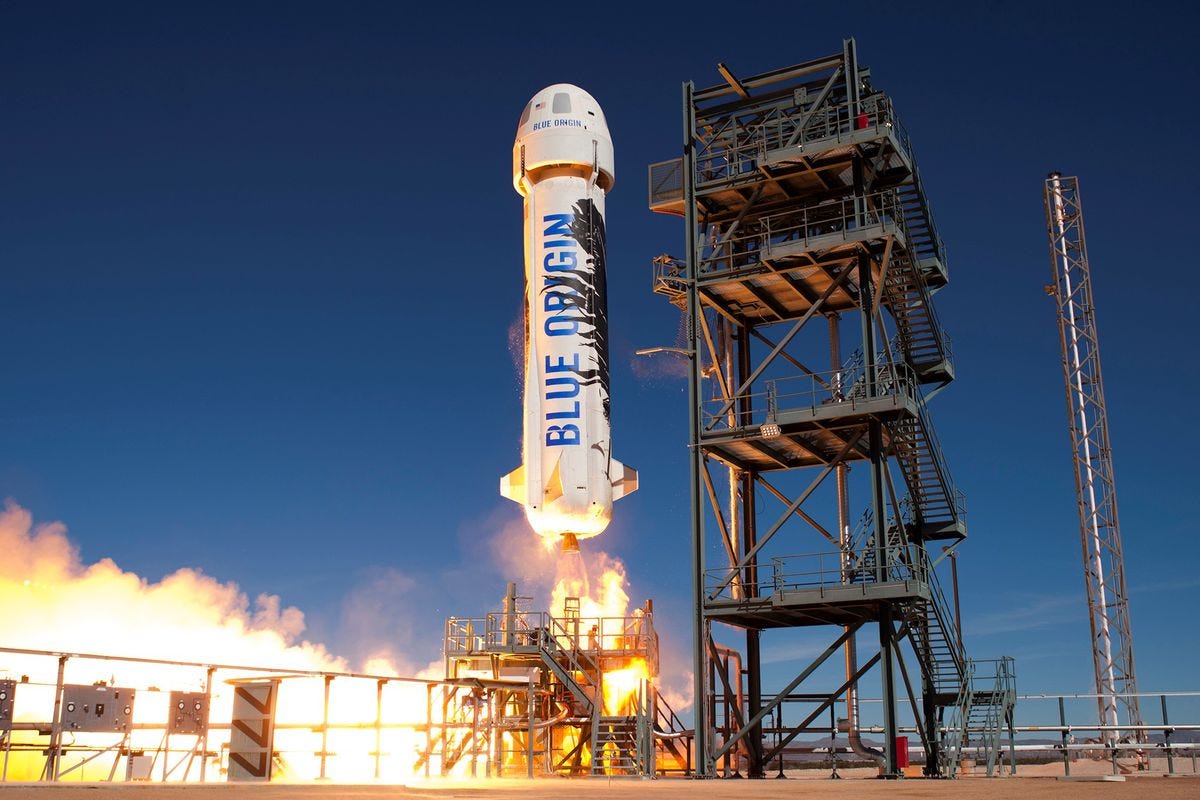 Watch Jeff Bezos get launched into space - The Verge
