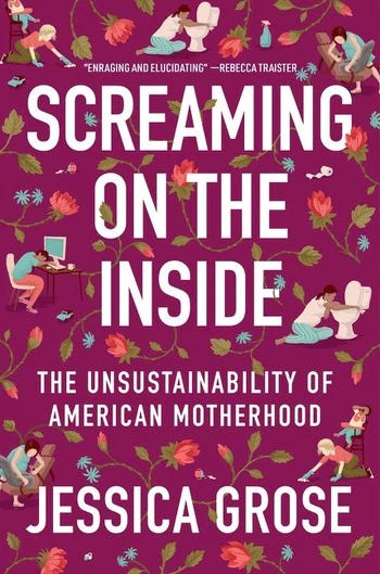 cover for Screaming on the inside, by Jessica Grose