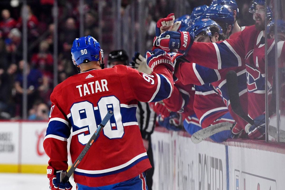 Thursday Habs Headlines: The offence is hurting without Tomas Tatar - Eyes  On The Prize