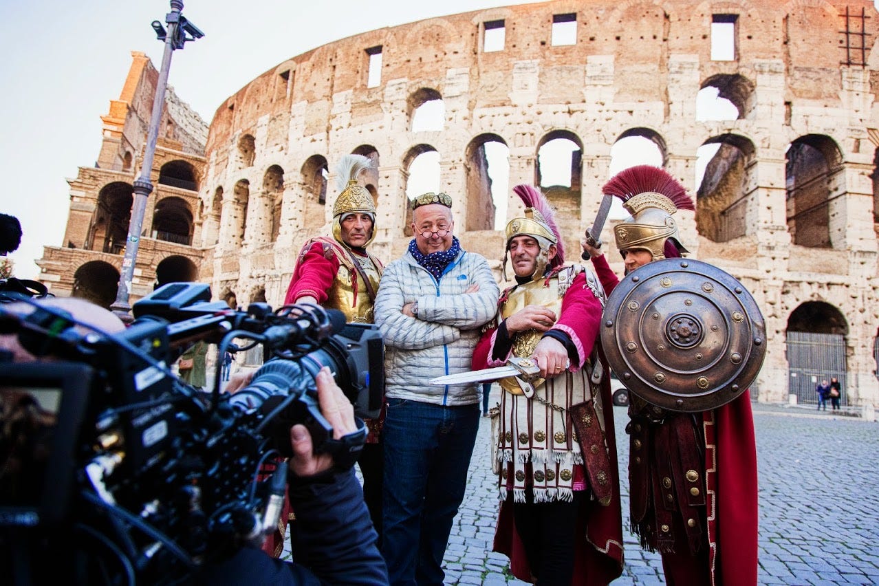 Andrew Zimmern in Rome