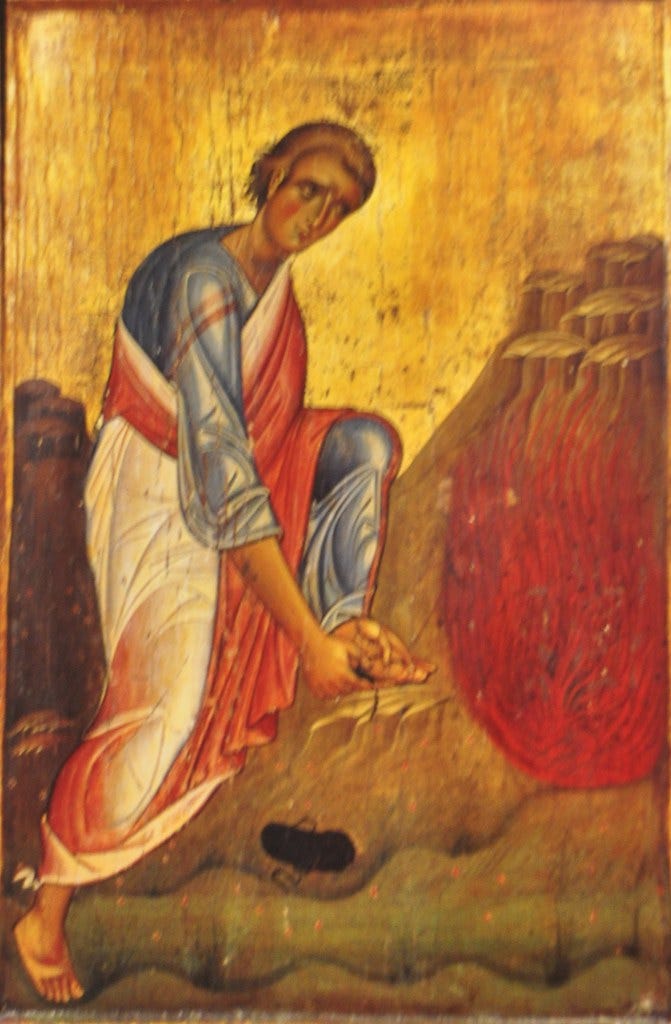 Moses at the Burning Bush | Icon 13th Century | Ted | Flickr