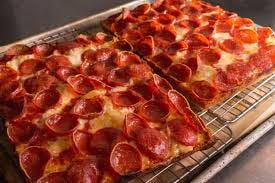 Image result for Detroit style pizza