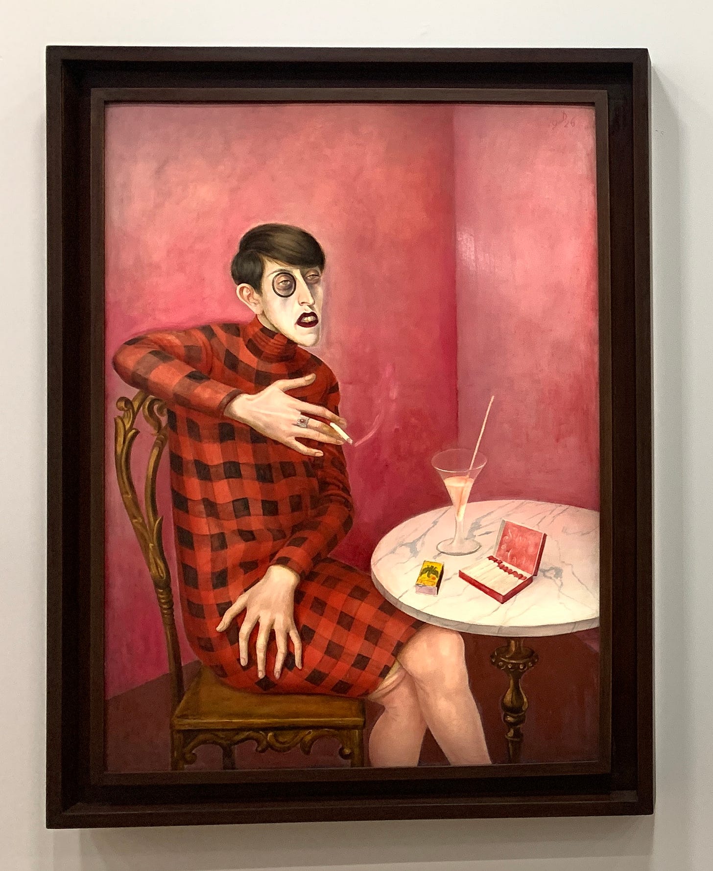 painting of journalist Sylvia von Harden by Otto Dix.