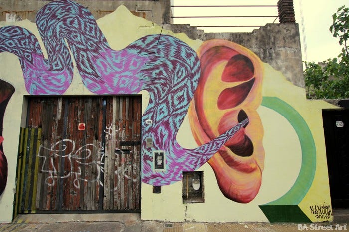 graffiti buenos aires nanook street art mural argentina buenosairesstreetart.com