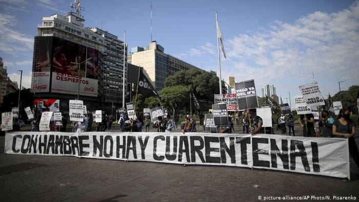 La pobreza alcanzó al 40,9% de la población argentina en el primer semestre  de 2020 | Argentina | DW | 30.09.2020