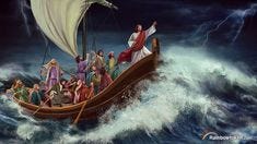Jesus Stills the StormJanuary 4, 2017	 Leave a commentJesus Stills the Storm – Matthew 823 And when he was entered into a ship, his disciples followed him. 24 And, behold, there arose a great tempest in the sea, so that the ship was covered with the waves: but he was asleep. 25 And his disciples came to him, and awoke him, saying, Lord, save us: we perish. 26 And he said to them, Why are you fearful, O you of little faith? Then he arose, and rebuked the winds and the sea; and there was a g