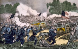 Battle of Gettysburg painting